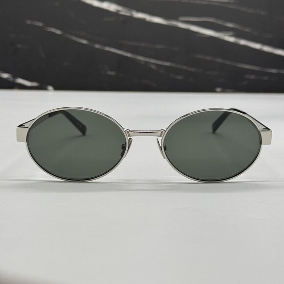 NEW SAINT LAURENT SL692 OO2 SILVER UNISEX SUNGLASSES SAINT LAURENT SL 692 OO2 - Picture 4 of 11